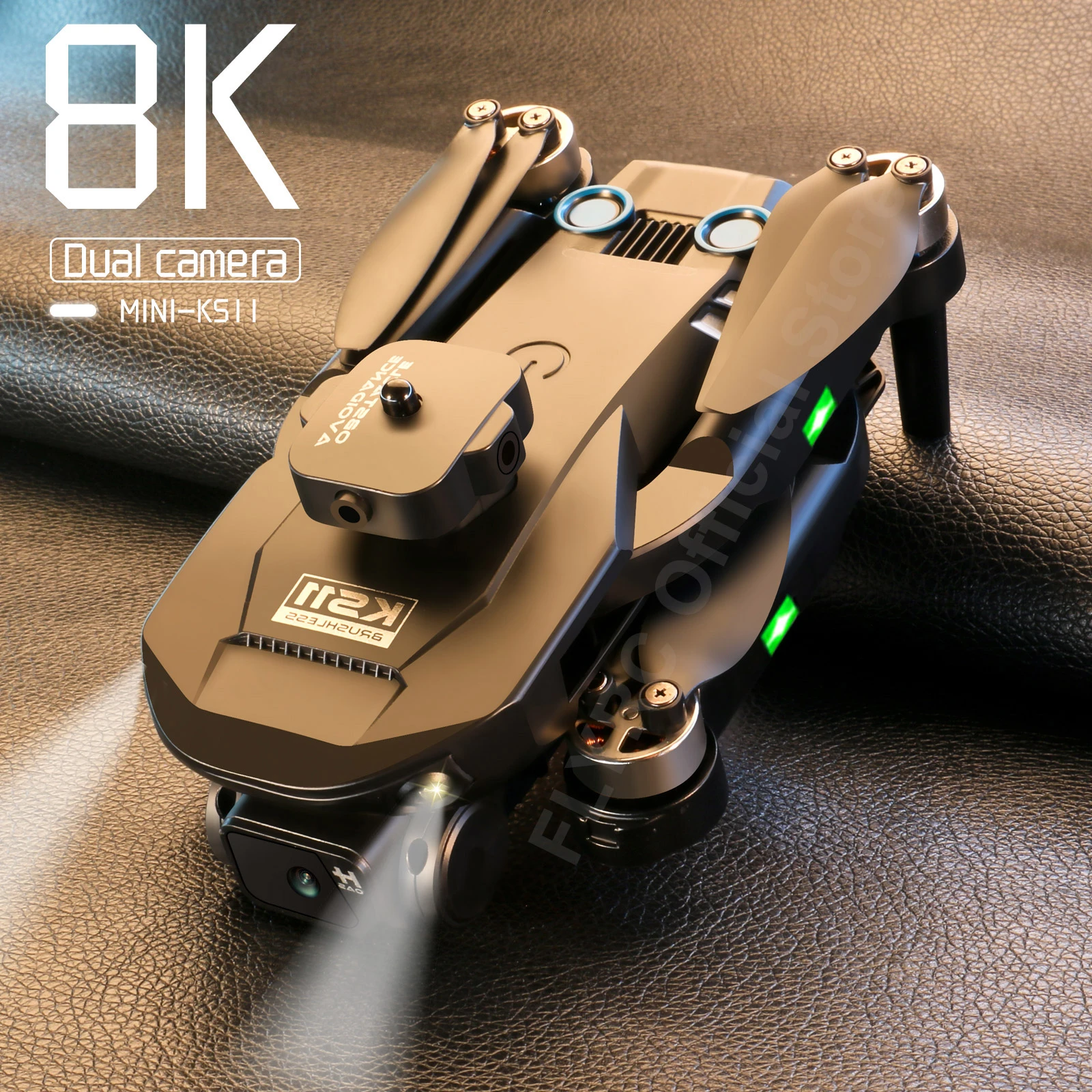 New LS KS11 Mini Drone 4K Professional 8K Dual Camera Obstacle ...