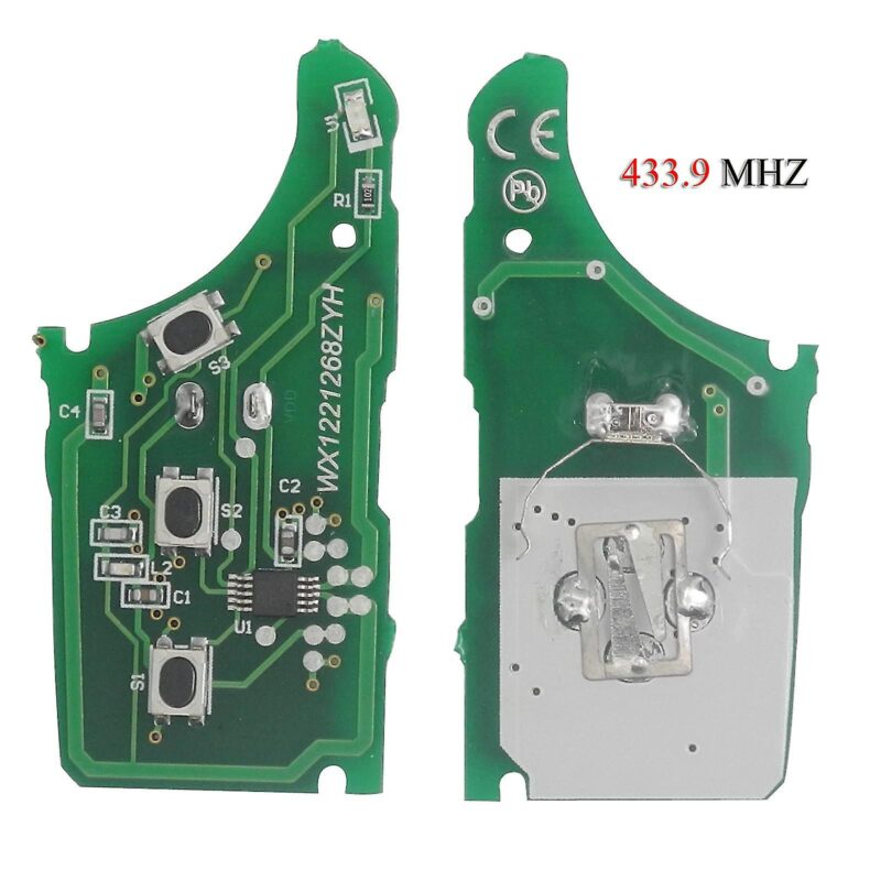 Jingyuqin Remote Car Key Circuit Electronic Board For HYUNDAI i30 IX35 KIA K2 K3 433MHz ID46 HA-T005 CE0678 TOY40 Blade