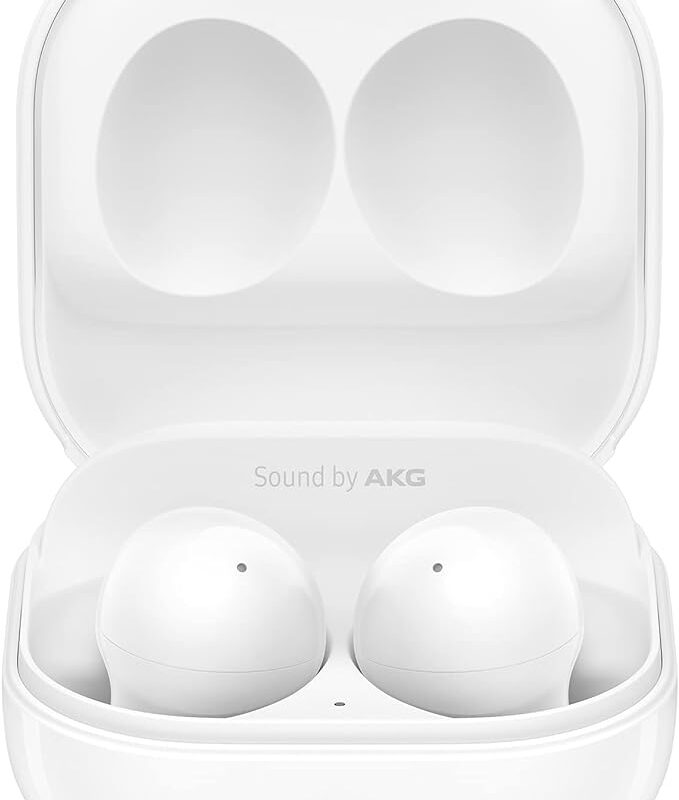 Samsung Galaxy Buds2 Wireless Earphones, 2 Year Extended Manufacturer Warranty, White (UK Version)